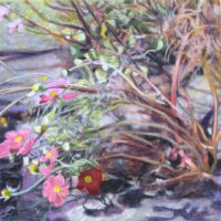 道端 | 2026 | 273×273mm (S3) | oil on canvas