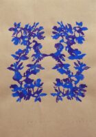 エビネループ | 2025 | 365×257mm | 木版、紙、アクリル | エディション9(色違い)