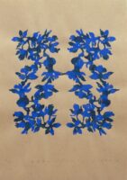 エビネループ | 2025 | 365×257mm | 木版、紙、アクリル | エディション9(色違い)