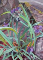 かどに咲く花 | 2024 | 333×242mm (F4) | oil on canvas