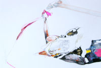 バランス balance | 2007 | 182×261mm | watercolor, color pencil, oil pastel on paper