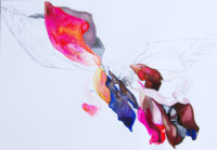 リボン ribbon | 2007 | 182×261mm | watercolor, color pencil, oil pastel on paper